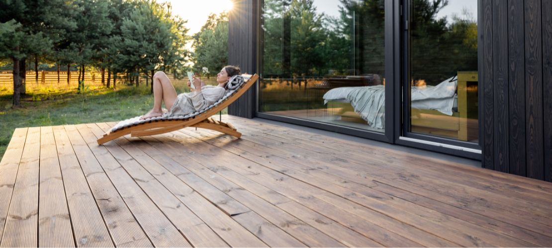 Aménagement d'une grande terrasse