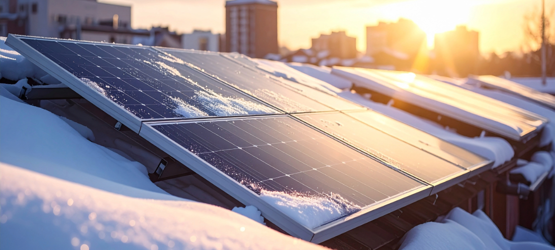 Énergies renouvelables : panneaux solaires en hiver, est-ce rentable ?
